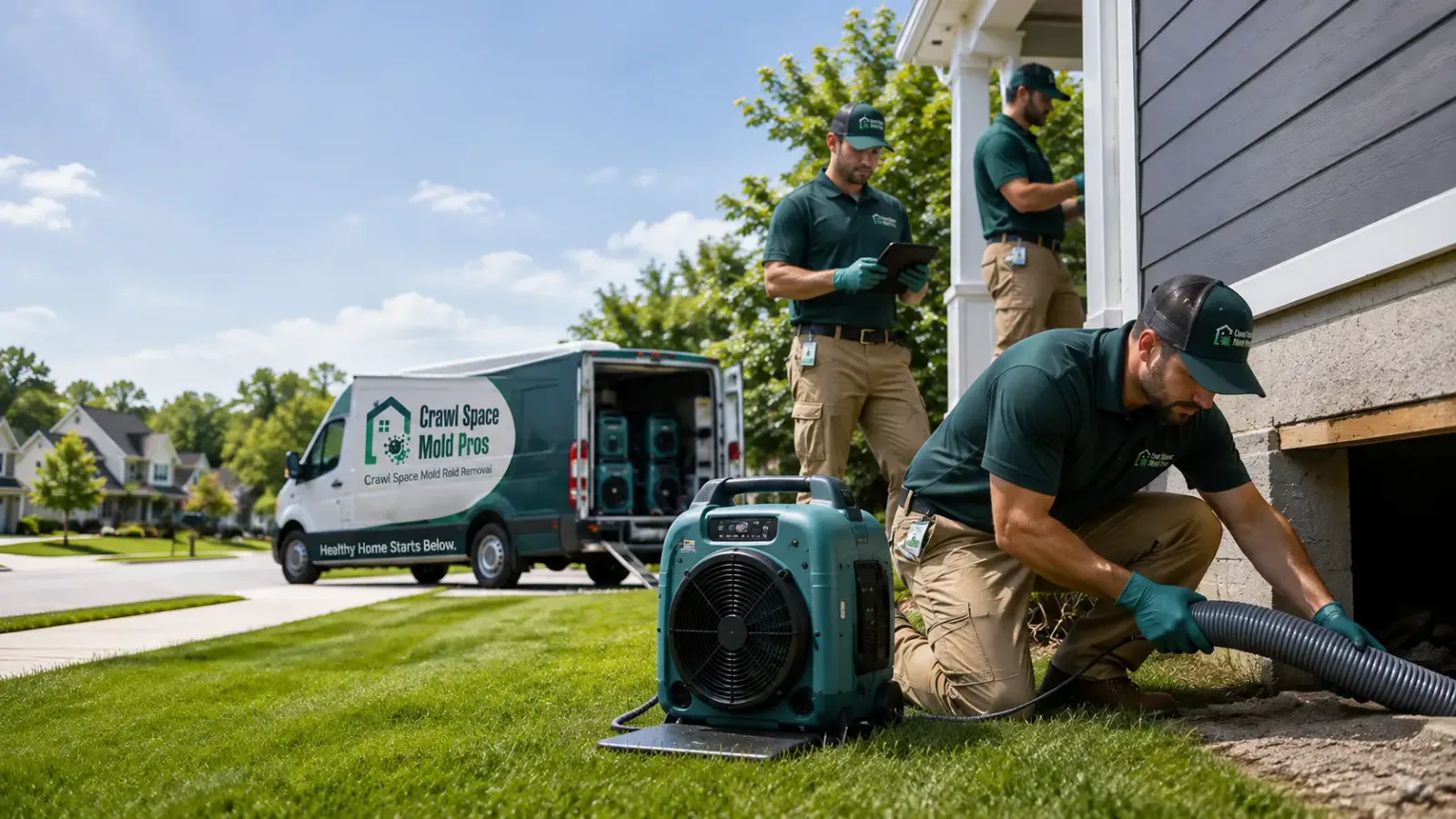 Crawl Space Mold Removal in Columbia, NC